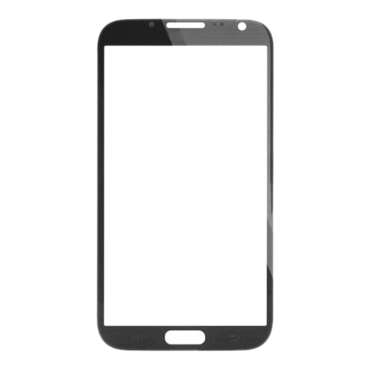 For Samsung Galaxy Note II / N7100 10pcs Front Screen Outer Glass Lens (Black) - Outer Glass Lens by buy2fix | Online Shopping UK | buy2fix