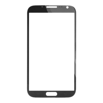 For Samsung Galaxy Note II / N7100 10pcs Front Screen Outer Glass Lens (Black) - Outer Glass Lens by buy2fix | Online Shopping UK | buy2fix