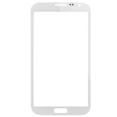 For Samsung Galaxy Note II / N7100 10pcs Front Screen Outer Glass Lens (White) - Outer Glass Lens by buy2fix | Online Shopping UK | buy2fix
