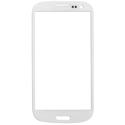 For Samsung Galaxy SIII / i9300 10pcs Front Screen Outer Glass Lens (White) - Outer Glass Lens by buy2fix | Online Shopping UK | buy2fix