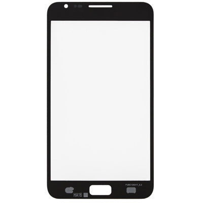 For Samsung Galaxy Note N7000 / i9220 10pcs Front Screen Outer Glass Lens (Black) - Outer Glass Lens by buy2fix | Online Shopping UK | buy2fix