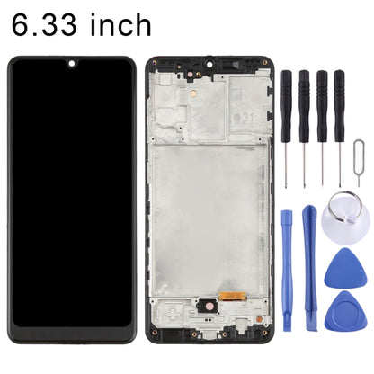 OLED LCD Screen for Samsung Galaxy A31 SM-A315 (6.33 inch) With Digitizer Full Assembly with Frame (Black) - LCD Screen by buy2fix | Online Shopping UK | buy2fix