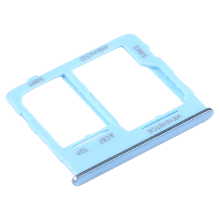 For Samsung Galaxy A32 5G SM-A326B SIM Card Tray + SIM Card Tray / Micro SD Card Tray (Blue) - Card Tray by buy2fix | Online Shopping UK | buy2fix