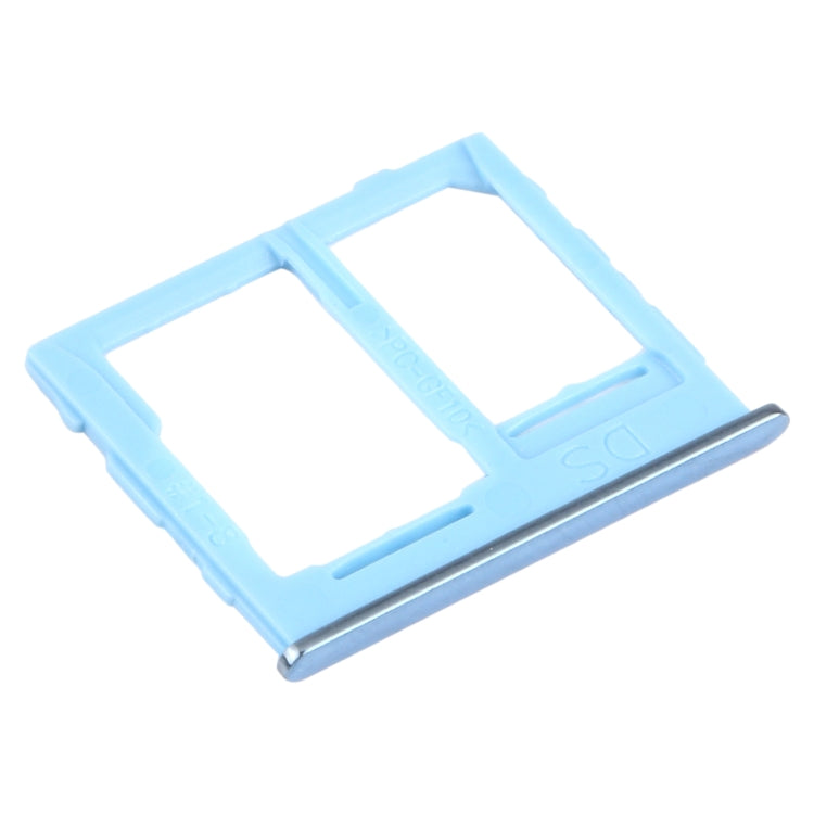 For Samsung Galaxy A32 5G SM-A326B SIM Card Tray + SIM Card Tray / Micro SD Card Tray (Blue) - Card Tray by buy2fix | Online Shopping UK | buy2fix