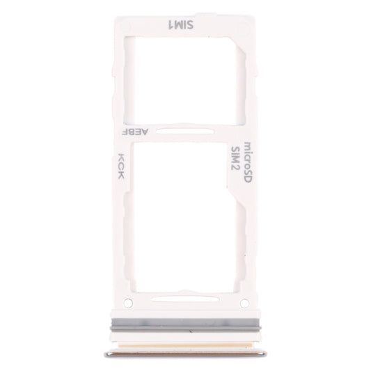 For Samsung Galaxy A52 SM-A525 SIM Card Tray + SIM Card Tray / Micro SD Card Tray (Silver) - Card Tray by buy2fix | Online Shopping UK | buy2fix