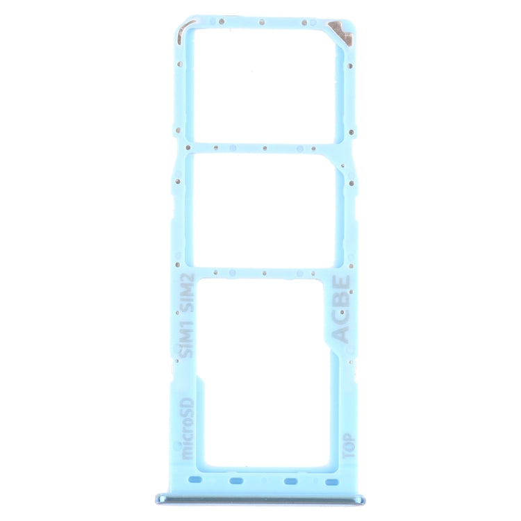 For Samsung Galaxy A32 SM-A325 SIM Card Tray + SIM Card Tray + Micro SD Card Tray (Blue) - Card Tray by buy2fix | Online Shopping UK | buy2fix
