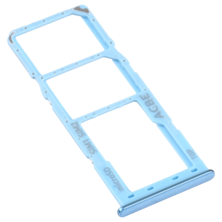 For Samsung Galaxy A32 SM-A325 SIM Card Tray + SIM Card Tray + Micro SD Card Tray (Blue) - Card Tray by buy2fix | Online Shopping UK | buy2fix