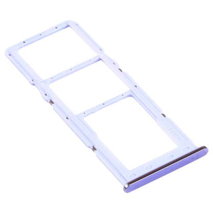 For Samsung Galaxy A32 SM-A325 SIM Card Tray + SIM Card Tray + Micro SD Card Tray (Purple) - Card Tray by buy2fix | Online Shopping UK | buy2fix