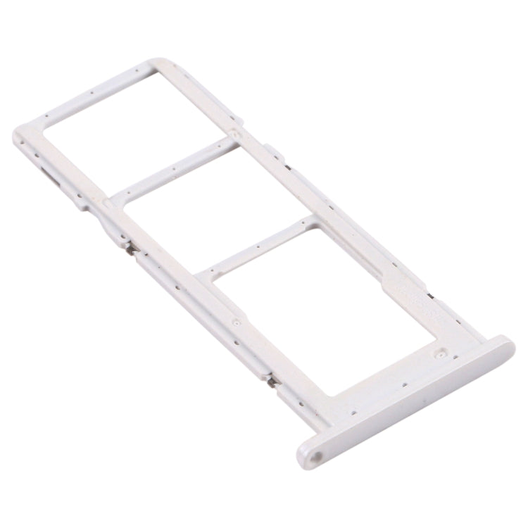 For Samsung Galaxy A02s SM-A025 SIM Card Tray + SIM Card Tray + Micro SD Card Tray (White) - Card Tray by buy2fix | Online Shopping UK | buy2fix