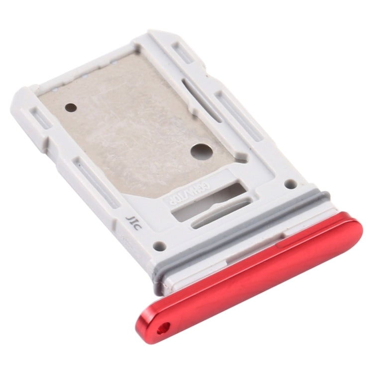 For Samsung Galaxy S20 FE 5G SM-G781B SIM Card Tray + Micro SD Card Tray (Red) - Card Tray by buy2fix | Online Shopping UK | buy2fix