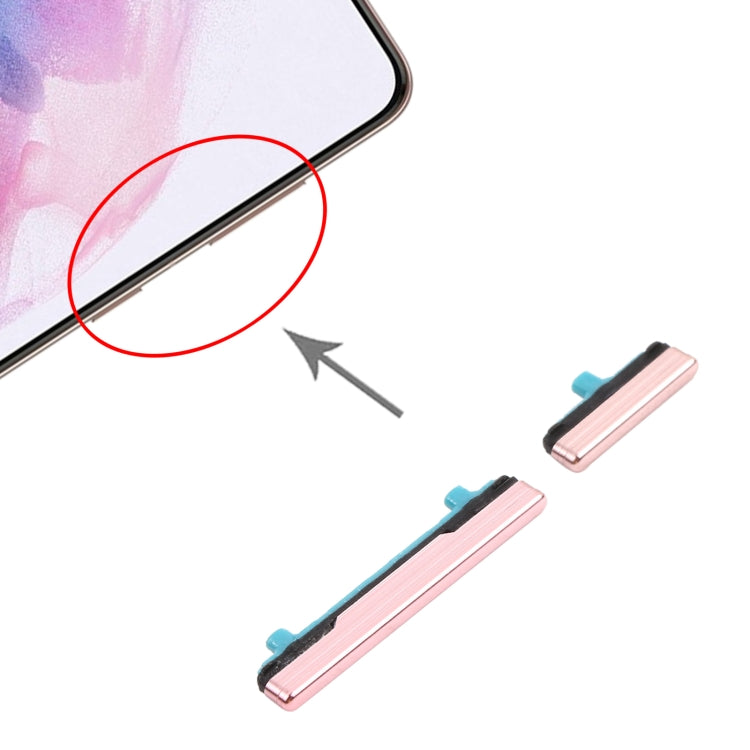 For Samsung Galaxy S21+ 5G Power Button and Volume Control Button(Pink) - Home key & Side Key by buy2fix | Online Shopping UK | buy2fix