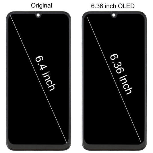 6.36 inch OLED LCD Screen for Samsung Galaxy M31 / Galaxy M31 Prime SM-M315 Digitizer Full Assembly with Frame (Black) - LCD Screen by buy2fix | Online Shopping UK | buy2fix