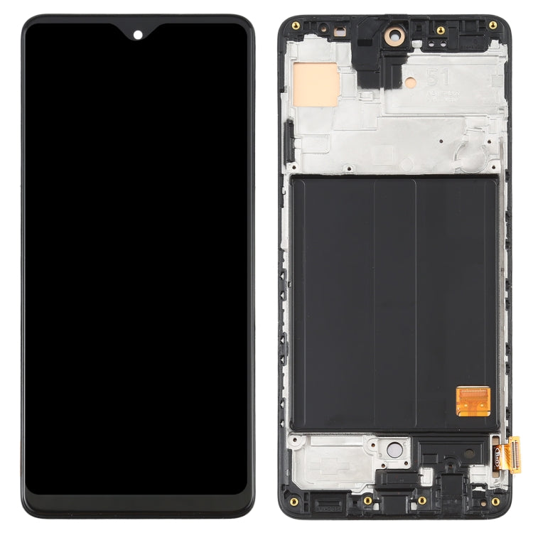 OLED LCD Screen for Samsung Galaxy A51 4G SM-A515(6.36 inch) Digitizer Full Assembly with Frame (Black) - LCD Screen by buy2fix | Online Shopping UK | buy2fix