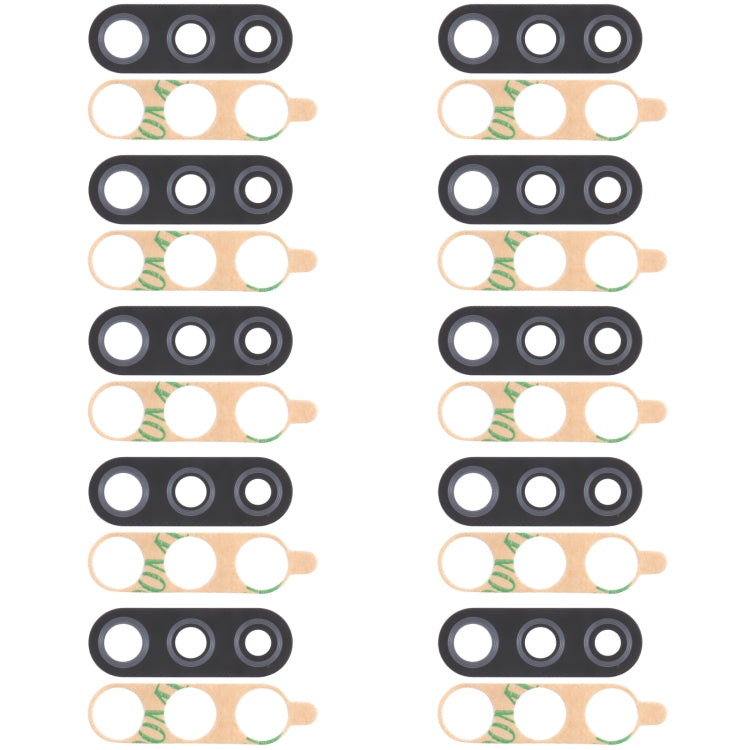 For Samsung Galaxy M11 SM-M115 10pcs Back Camera Lens - Camera Series by buy2fix | Online Shopping UK | buy2fix