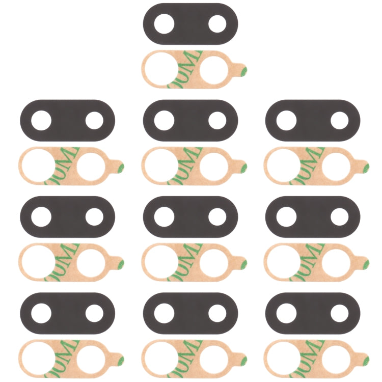 For Samsung Galaxy A02 SM-A022 10pcs Back Camera Lens - Camera Series by buy2fix | Online Shopping UK | buy2fix