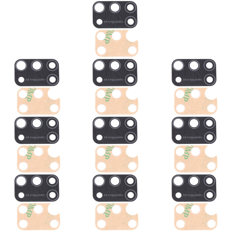 For Samsung Galaxy M31s SM-M317 10pcs Back Camera Lens - Camera Series by buy2fix | Online Shopping UK | buy2fix