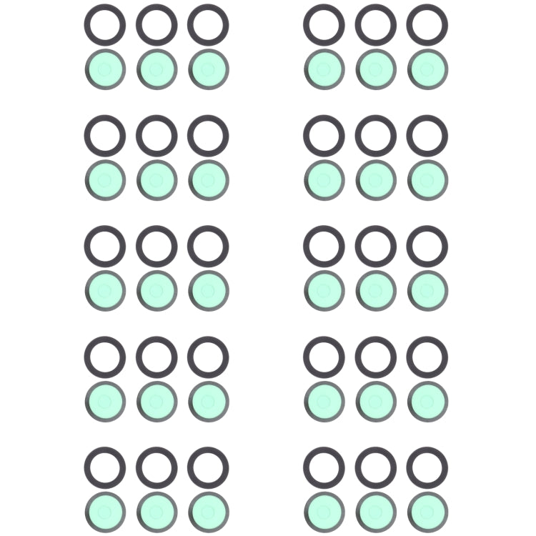 For Samsung Galaxy S21 5G SM-G991 10pcs Back Camera Lens - Camera Series by buy2fix | Online Shopping UK | buy2fix