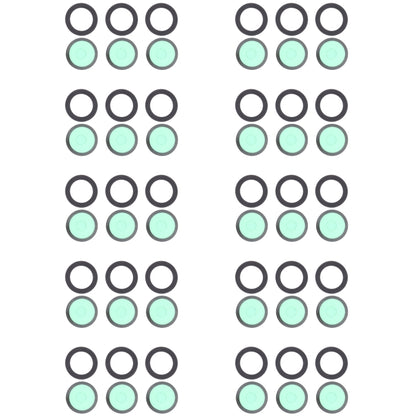 For Samsung Galaxy S21 5G SM-G991 10pcs Back Camera Lens - Camera Series by buy2fix | Online Shopping UK | buy2fix