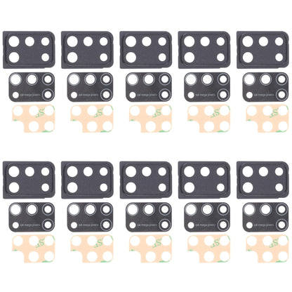 For Samsung Galaxy M31 / Galaxy M31 Prime SM-M315 10pcs Camera Lens Cover (Black) - Camera Series by buy2fix | Online Shopping UK | buy2fix