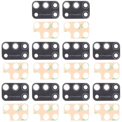 For Samsung Galaxy M31 / Galaxy M31 Prime SM-M315 10pcs Back Camera Lens - Camera Series by buy2fix | Online Shopping UK | buy2fix