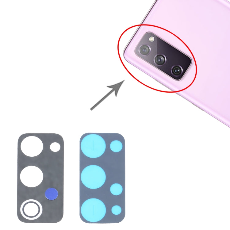 For Samsung Galaxy S20 FE 5G SM-G781 10pcs Back Camera Lens - Camera Series by buy2fix | Online Shopping UK | buy2fix