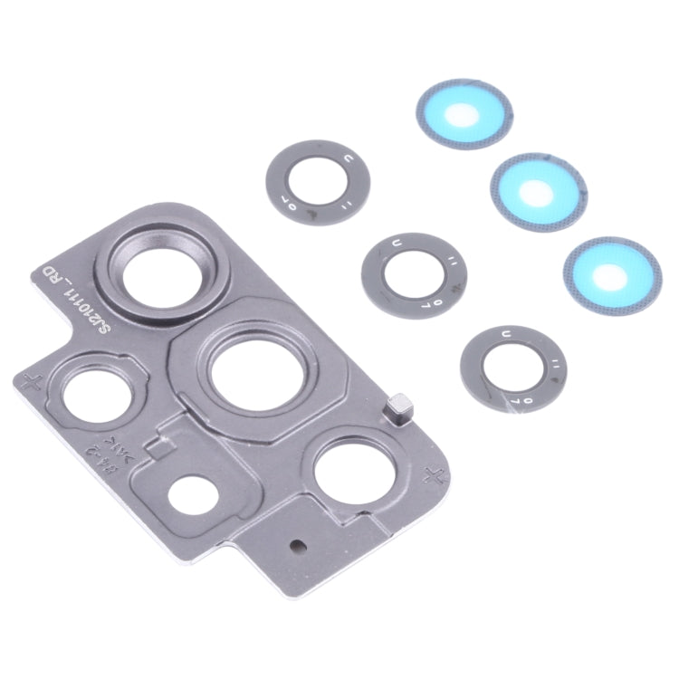 For Samsung Galaxy A52 SM-A525 10pcs Camera Lens Cover (Black) - Camera Series by buy2fix | Online Shopping UK | buy2fix