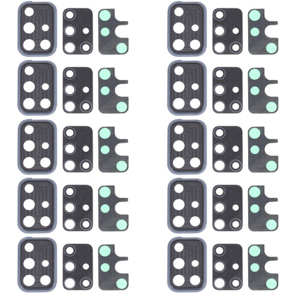 For Samsung Galaxy A71 5G SM-A716 10pcs Camera Lens Cover (Black) - Camera Series by buy2fix | Online Shopping UK | buy2fix