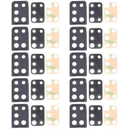 For Samsung Galaxy A21s SM-A217 10pcs Camera Lens Cover (Black) - Camera Series by buy2fix | Online Shopping UK | buy2fix
