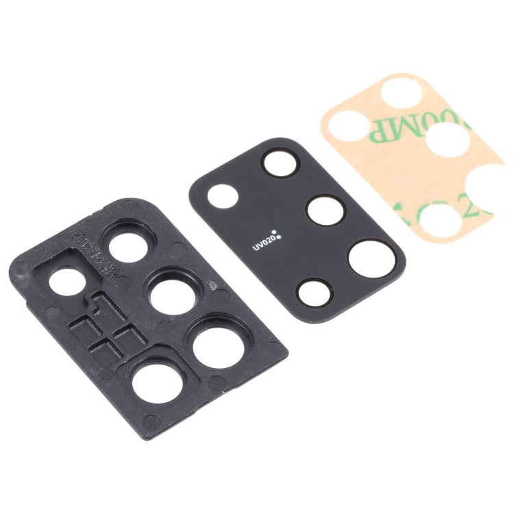 For Samsung Galaxy A21s SM-A217 10pcs Camera Lens Cover (Black) - Camera Series by buy2fix | Online Shopping UK | buy2fix