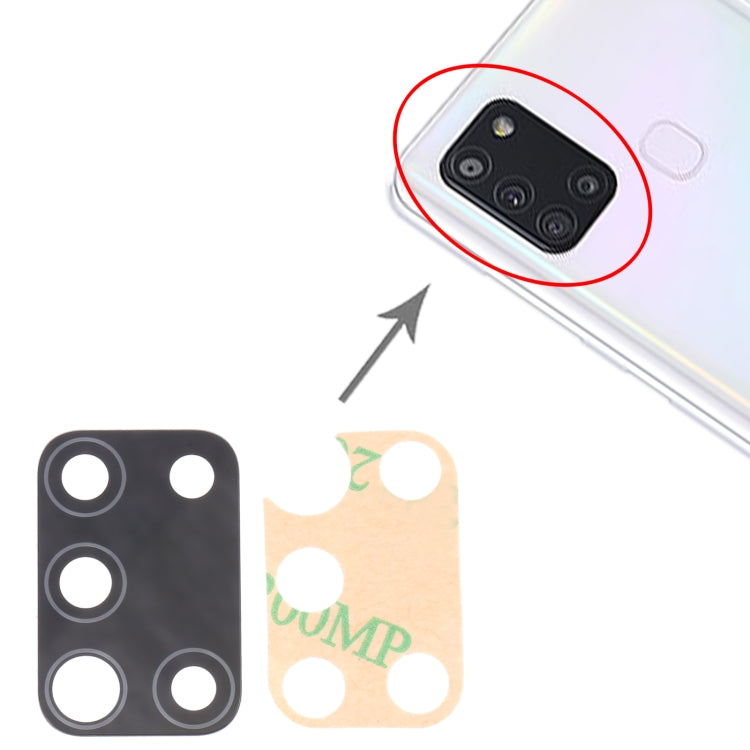 For Samsung Galaxy A21s SM-A217 10pcs Back Camera Lens - Camera Series by buy2fix | Online Shopping UK | buy2fix