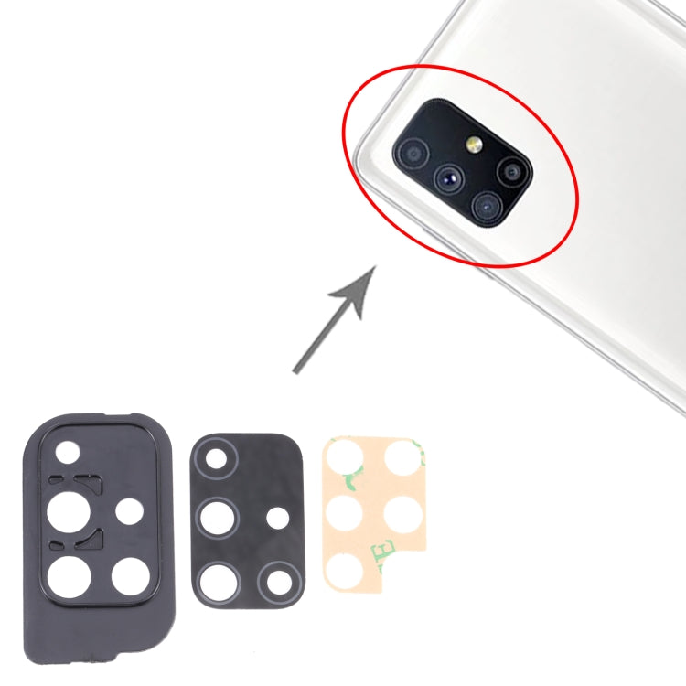 For Samsung Galaxy M51 SM-M515 10pcs Camera Lens Cover - Camera Series by buy2fix | Online Shopping UK | buy2fix