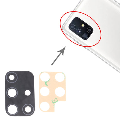 For Samsung Galaxy M51 SM-M515 10pcs Back Camera Lens - Camera Series by buy2fix | Online Shopping UK | buy2fix