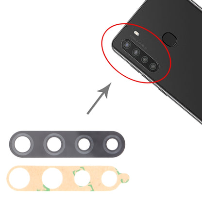 For Samsung Galaxy A21 SM-A215 10pcs Back Camera Lens - Camera Series by buy2fix | Online Shopping UK | buy2fix