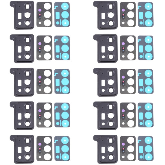 For Samsung Galaxy Note20 Ultra 5G SM-N986 10pcs Camera Lens Cover (Black) - Camera Series by buy2fix | Online Shopping UK | buy2fix