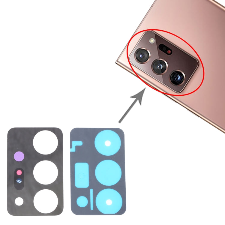 For Samsung Galaxy Note20 Ultra 5G SM-N986 10pcs Back Camera Lens - Camera Series by buy2fix | Online Shopping UK | buy2fix