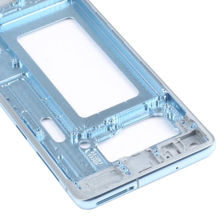 For Samsung Galaxy S10  Middle Frame Bezel Plate (Blue) - Frame Bezel Plate by buy2fix | Online Shopping UK | buy2fix
