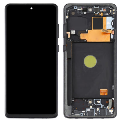 Original Super AMOLED LCD Screen for Samsung Galaxy Note10 Lite Digitizer Full Assembly With Frame (Black) - LCD Screen by buy2fix | Online Shopping UK | buy2fix