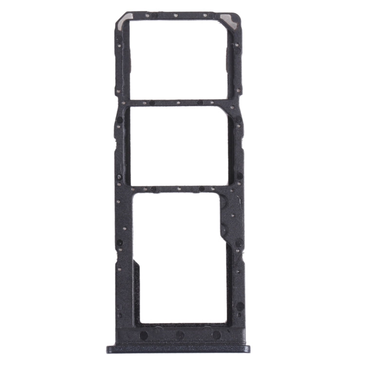 For Samsung Galaxy M12 SM-M127 SIM Card Tray + SIM Card Tray + Micro SD Card Tray (Black) - Card Tray by buy2fix | Online Shopping UK | buy2fix