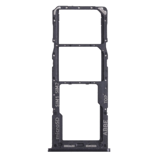 For Samsung Galaxy A22 SM-A225 SIM Card Tray + SIM Card Tray + Micro SD Card Tray (Black) - Card Tray by buy2fix | Online Shopping UK | buy2fix