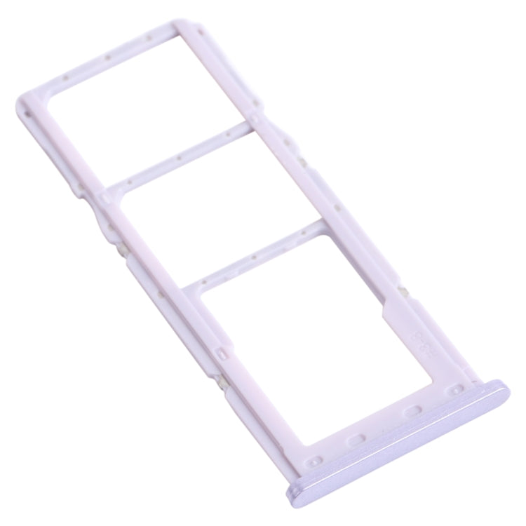 For Samsung Galaxy A22 SM-A225 SIM Card Tray + SIM Card Tray + Micro SD Card Tray (Purple) - Card Tray by buy2fix | Online Shopping UK | buy2fix