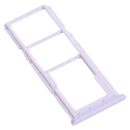 For Samsung Galaxy A22 SM-A225 SIM Card Tray + SIM Card Tray + Micro SD Card Tray (Purple) - Card Tray by buy2fix | Online Shopping UK | buy2fix