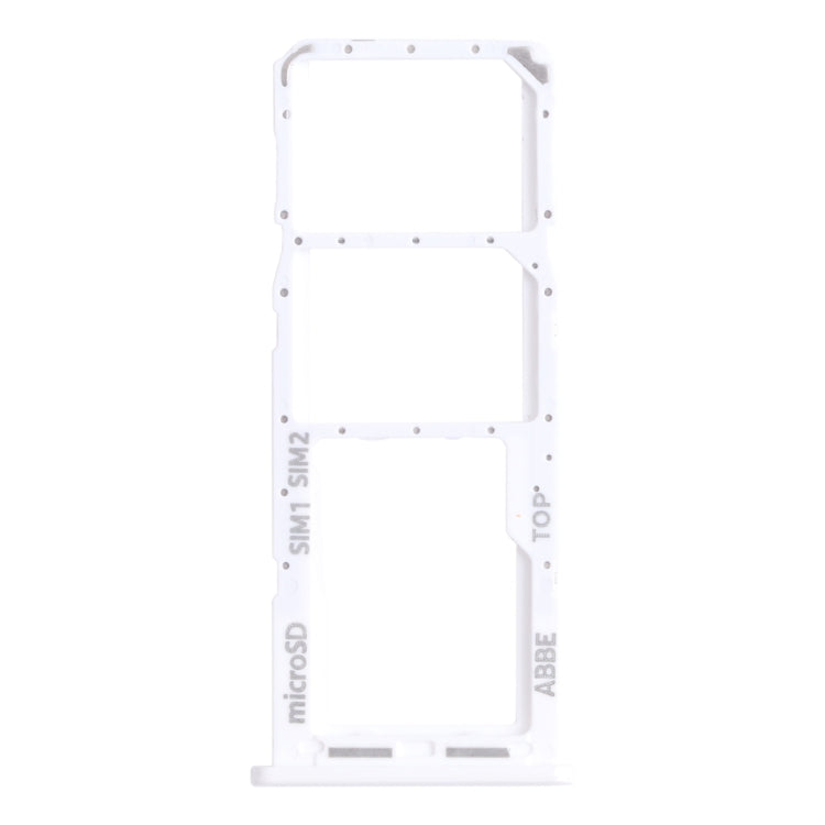 For Samsung Galaxy A22 SM-A225 SIM Card Tray + SIM Card Tray + Micro SD Card Tray (Silver) - Card Tray by buy2fix | Online Shopping UK | buy2fix