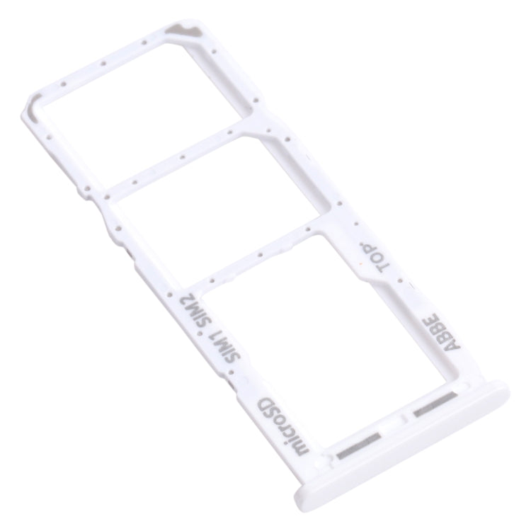 For Samsung Galaxy A22 SM-A225 SIM Card Tray + SIM Card Tray + Micro SD Card Tray (Silver) - Card Tray by buy2fix | Online Shopping UK | buy2fix