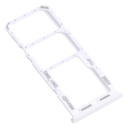 For Samsung Galaxy A22 SM-A225 SIM Card Tray + SIM Card Tray + Micro SD Card Tray (Silver) - Card Tray by buy2fix | Online Shopping UK | buy2fix