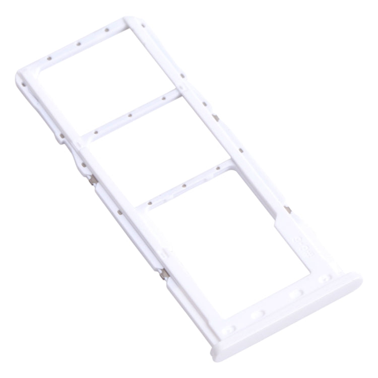 For Samsung Galaxy A22 SM-A225 SIM Card Tray + SIM Card Tray + Micro SD Card Tray (Silver) - Card Tray by buy2fix | Online Shopping UK | buy2fix