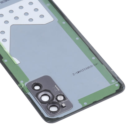 For Samsung Galaxy A82 Battery Back Cover With Camera Lens (Black) - Back Cover by buy2fix | Online Shopping UK | buy2fix