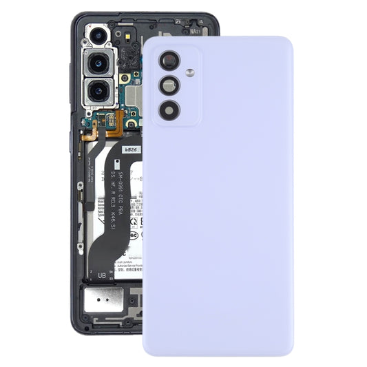 For Samsung Galaxy A82 Battery Back Cover With Camera Lens (Purple) - Back Cover by buy2fix | Online Shopping UK | buy2fix