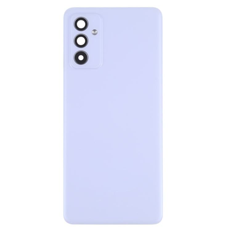 For Samsung Galaxy A82 Battery Back Cover With Camera Lens (Purple) - Back Cover by buy2fix | Online Shopping UK | buy2fix