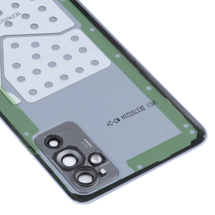 For Samsung Galaxy A82 Battery Back Cover With Camera Lens (Purple) - Back Cover by buy2fix | Online Shopping UK | buy2fix