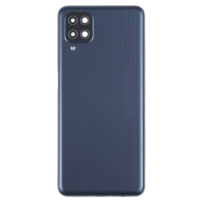 For Samsung Galaxy M12 SM-M127 Battery Back Cover (Black) - Back Cover by buy2fix | Online Shopping UK | buy2fix